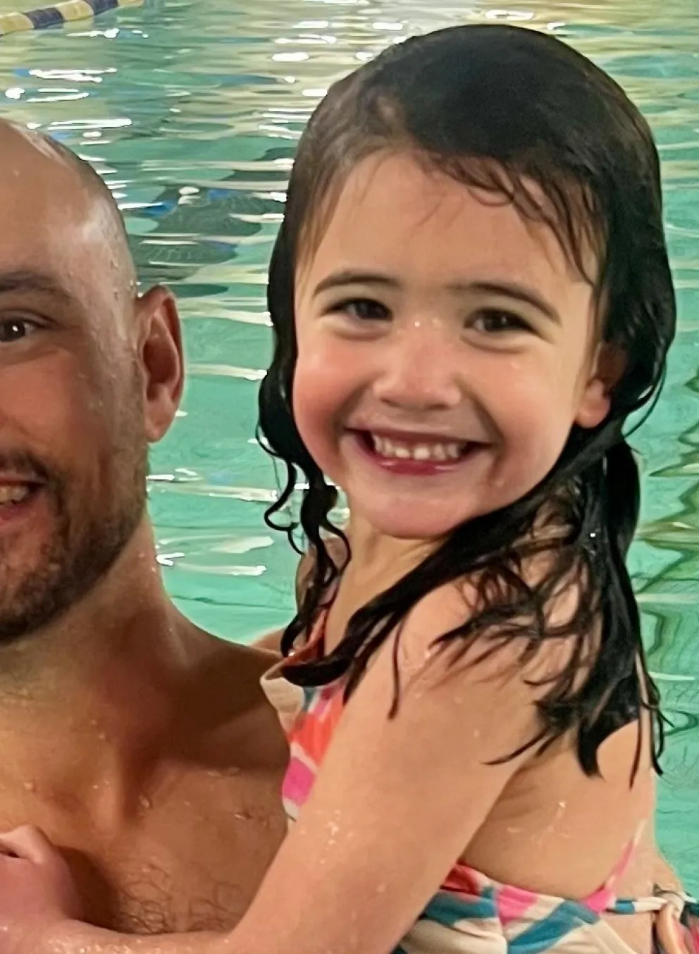 swim father daughter